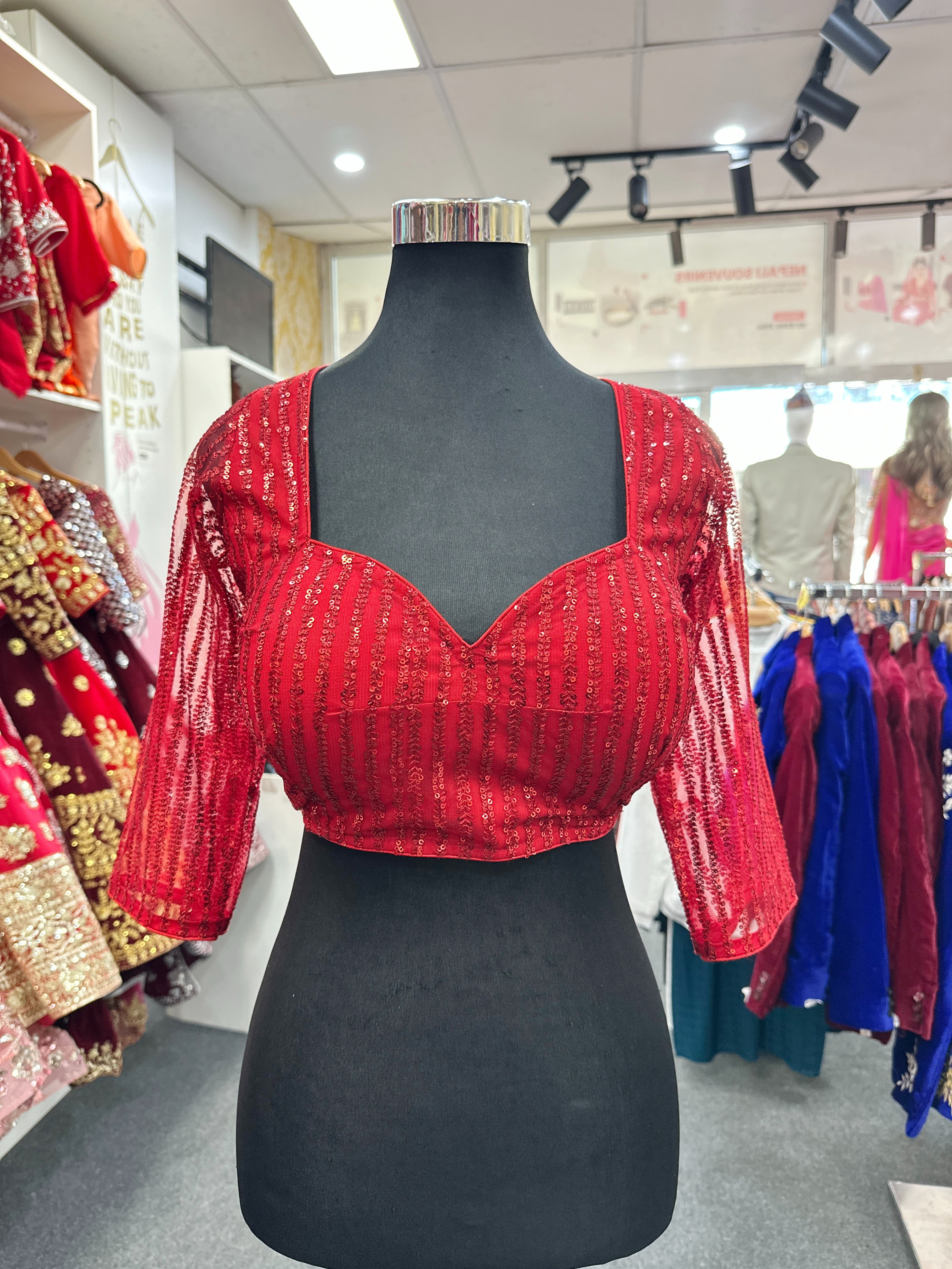 Party Wear Soft Sequence Blouse